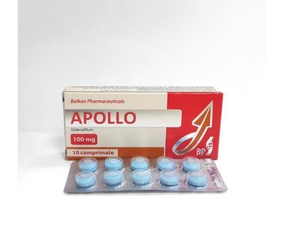Apollo (Viagra) 100 mg por comprimido, 10 comprimidos por blister