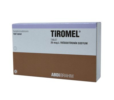 Compre Tiromel T3 - 100 comprimidos 25 mcg por comprimido